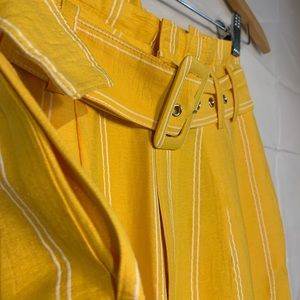 NEW A.Calin Striped Tapered Pants Sz S Women